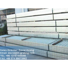 Panel de rejilla de acero estándar galvanizado